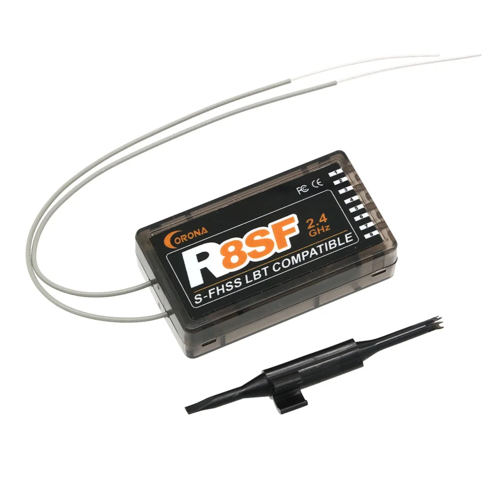 CORONA R8SF S-FHSS 2.4G 8CH Compatible Receiver for Fuataba T6J T6K T8J T10J T14SG T18MZT 18SZ