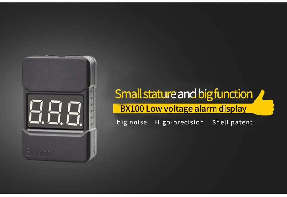 BX100 Battery Voltage Tester 1-8S LiPO 1PC