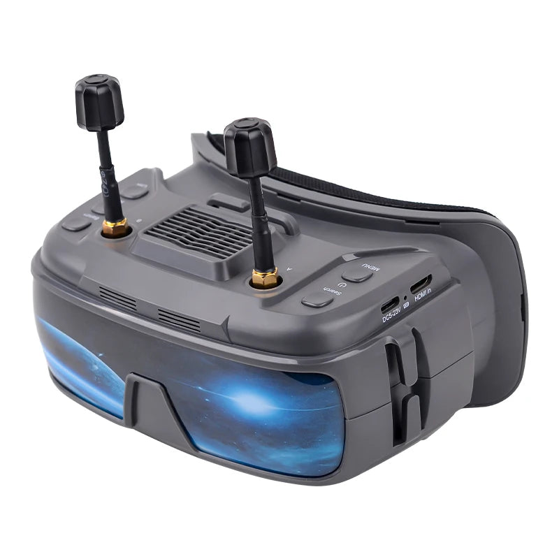 VR200 3.5 inch FPV Goggles 5.8G Analog with DVR 40CH 1024 * 600px IPS Screen Support for Analog FPV Racing Drone RC Car