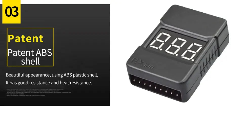 BX100 Battery Voltage Tester 1-8S LiPO 1PC