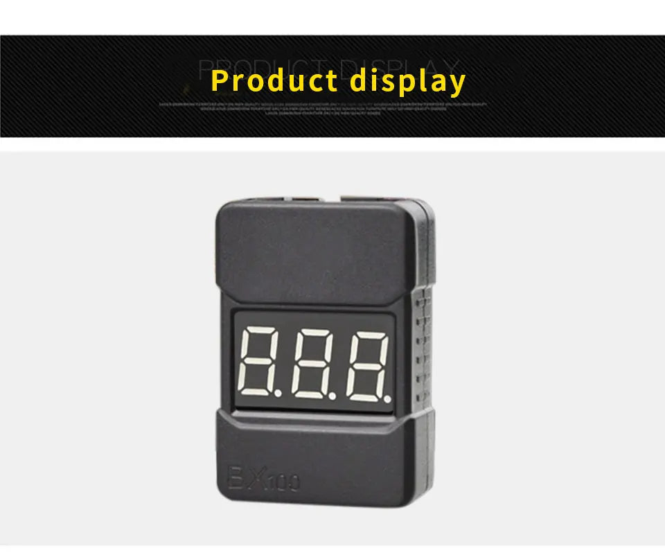 BX100 Battery Voltage Tester 1-8S LiPO 1PC