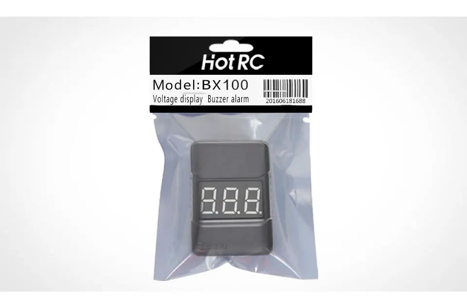 BX100 Battery Voltage Tester 1-8S LiPO 1PC
