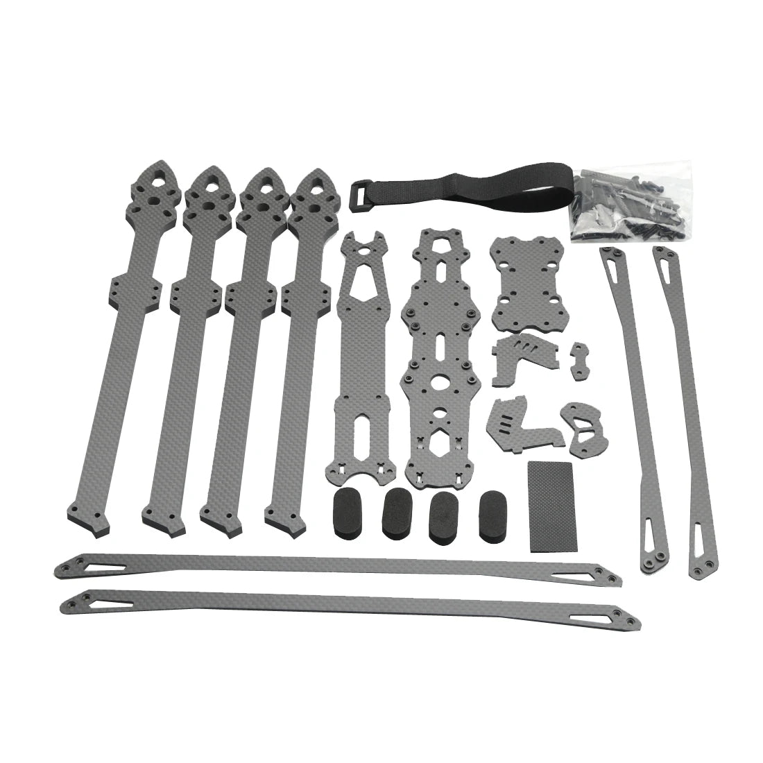 Mark4 13 Inch V2 Version Carbon Fiber Rc Racing Fpv Crossing Drone Frame Fpv Crossing Captain Endurance Heavy Load Frame