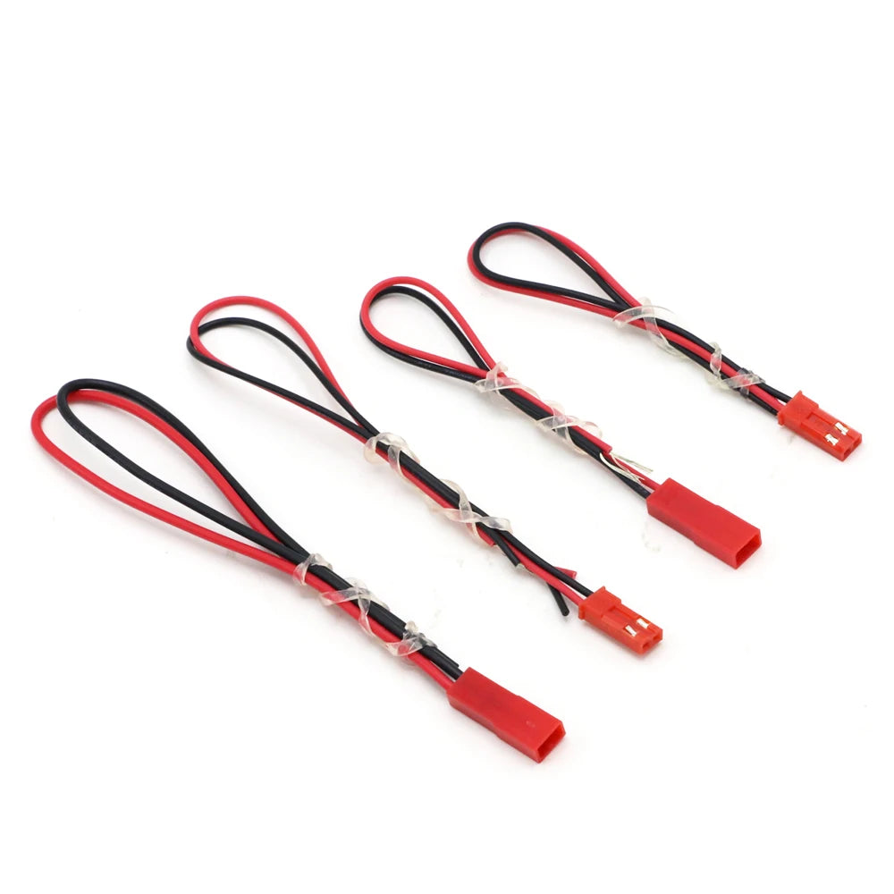 JST Male/Female Connector Leads 100-200mm - 10 Pair