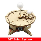 Sun-Earth-Moon Wooden Solar System Science Model