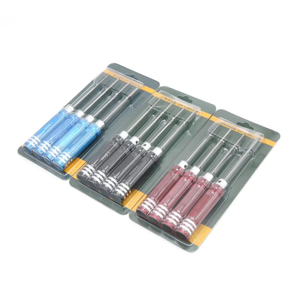 4-Piece Hex Screwdriver Set 1.5-3.0mm