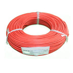 2m High-Temperature Silicone Wire - 6-30 AWG (1m Red + 1m Black)