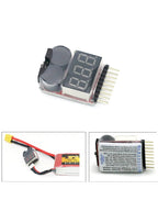 1-8S LiPo Battery Voltage Tester with Buzzer
