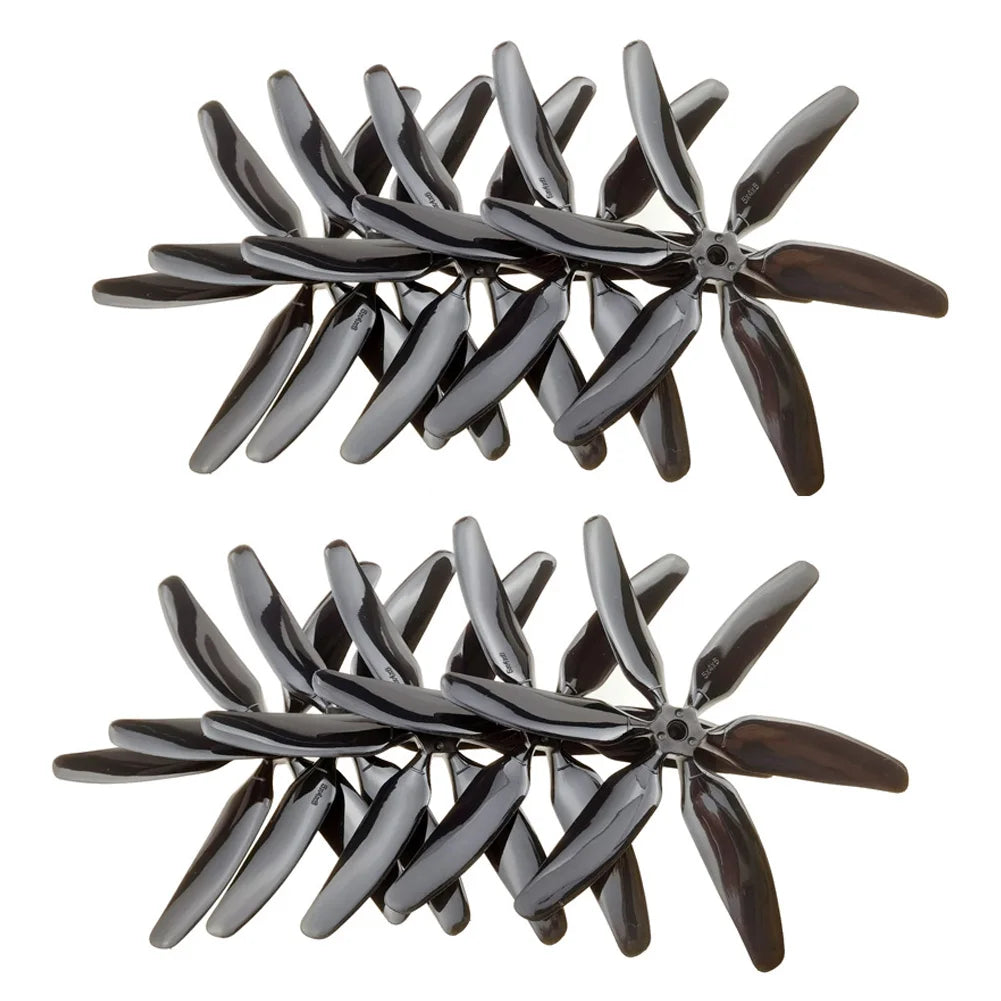 504060 5x4x6 5-Inch 6-Blade FPV Propellers - 5 Pair