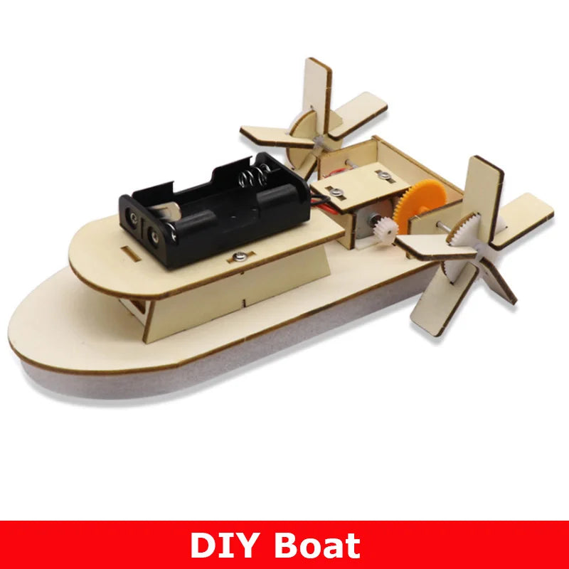 DIY Wooden Paddle Steamer STEM Kit