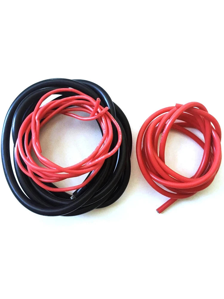 2m High-Temperature Silicone Wire Pair