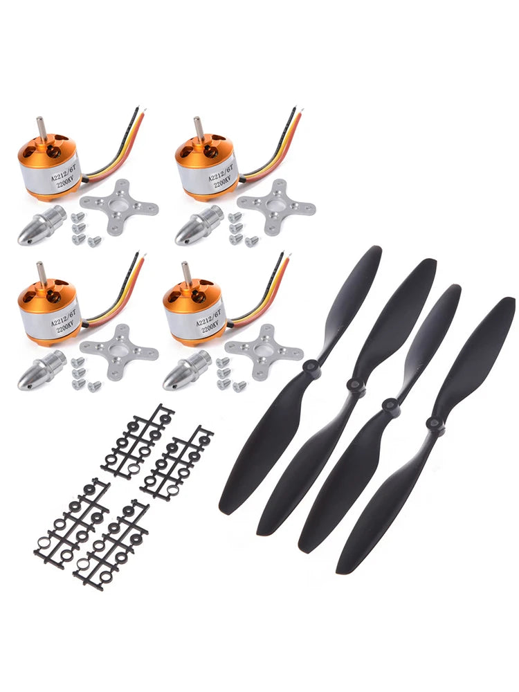 XXD A2212 Brushless Motor & 1045 Propeller Set - 4 Pack