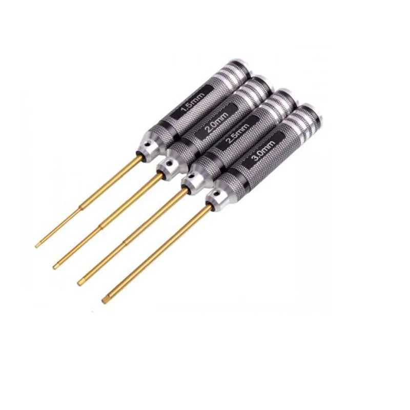 4-Piece Hex Screwdriver Set 1.5-3.0mm