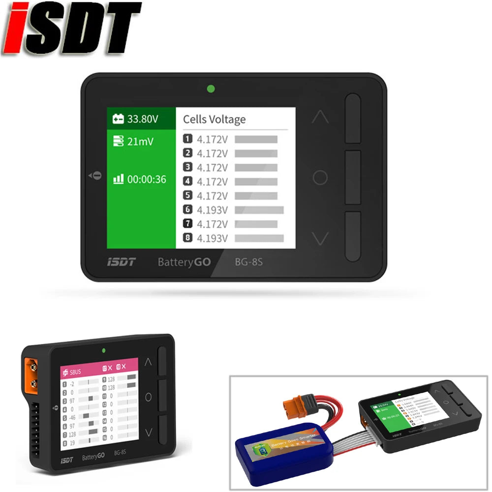 ISDT BattGo BG-8S Battery Checker & Balancer