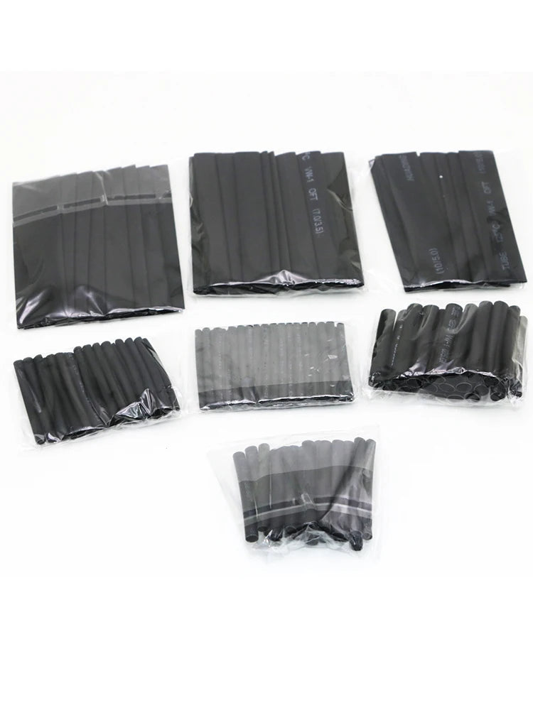 Heat Shrink Tubing Kit - 127 Pieces, 7 Sizes