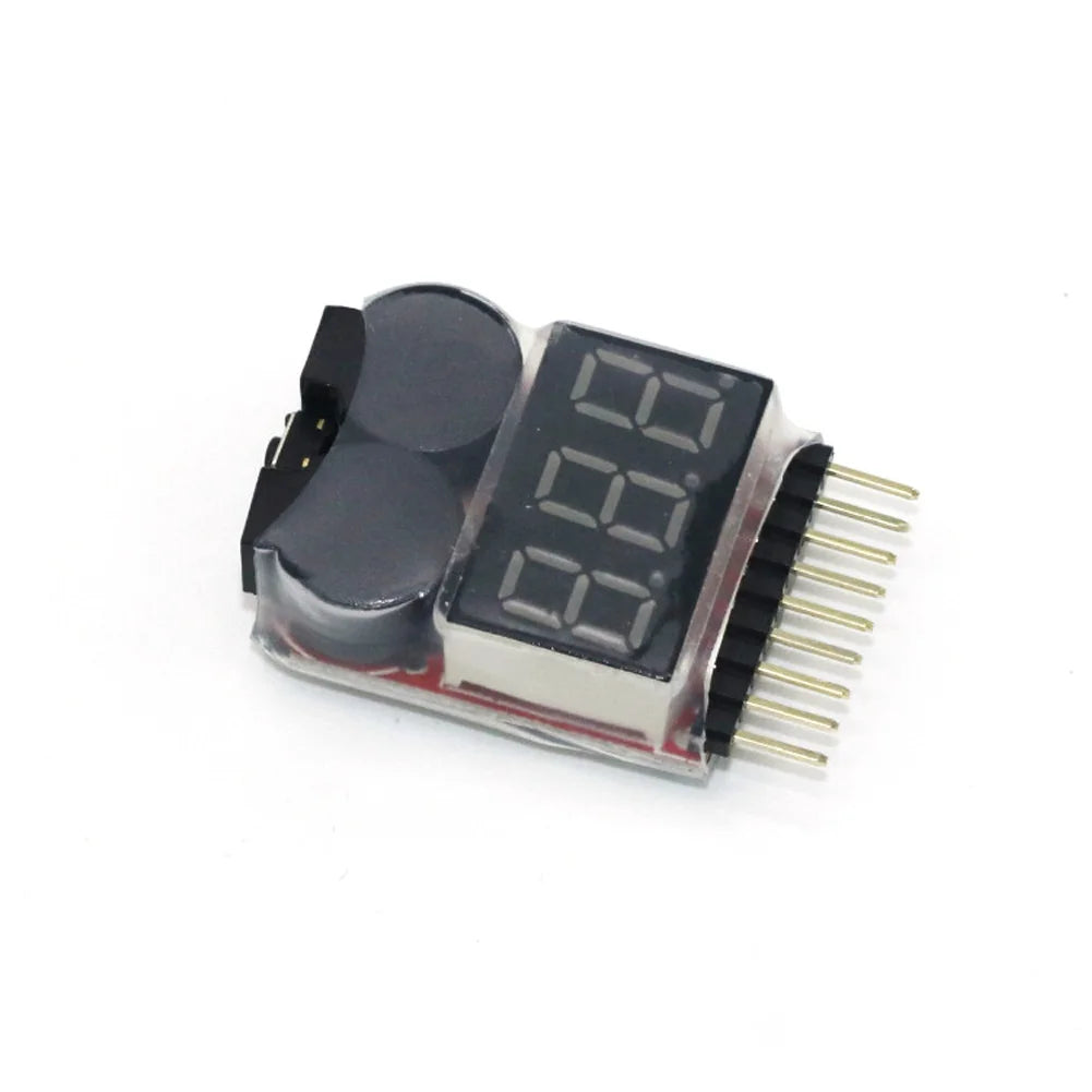 1-8S LiPo Battery Voltage Tester with Buzzer