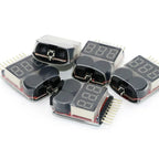 1-8S LiPo Battery Voltage Tester with Buzzer