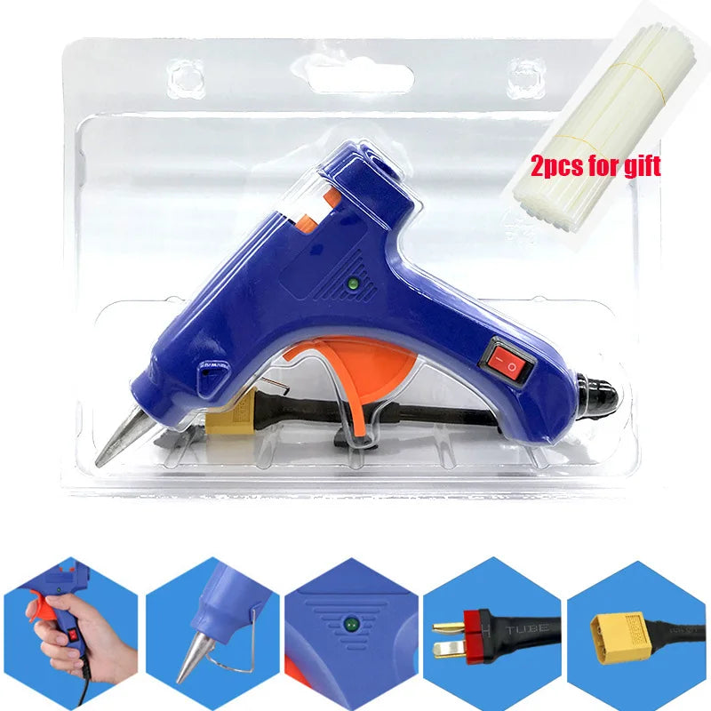 12V Hot Melt Glue Gun with 2 Glue Sticks