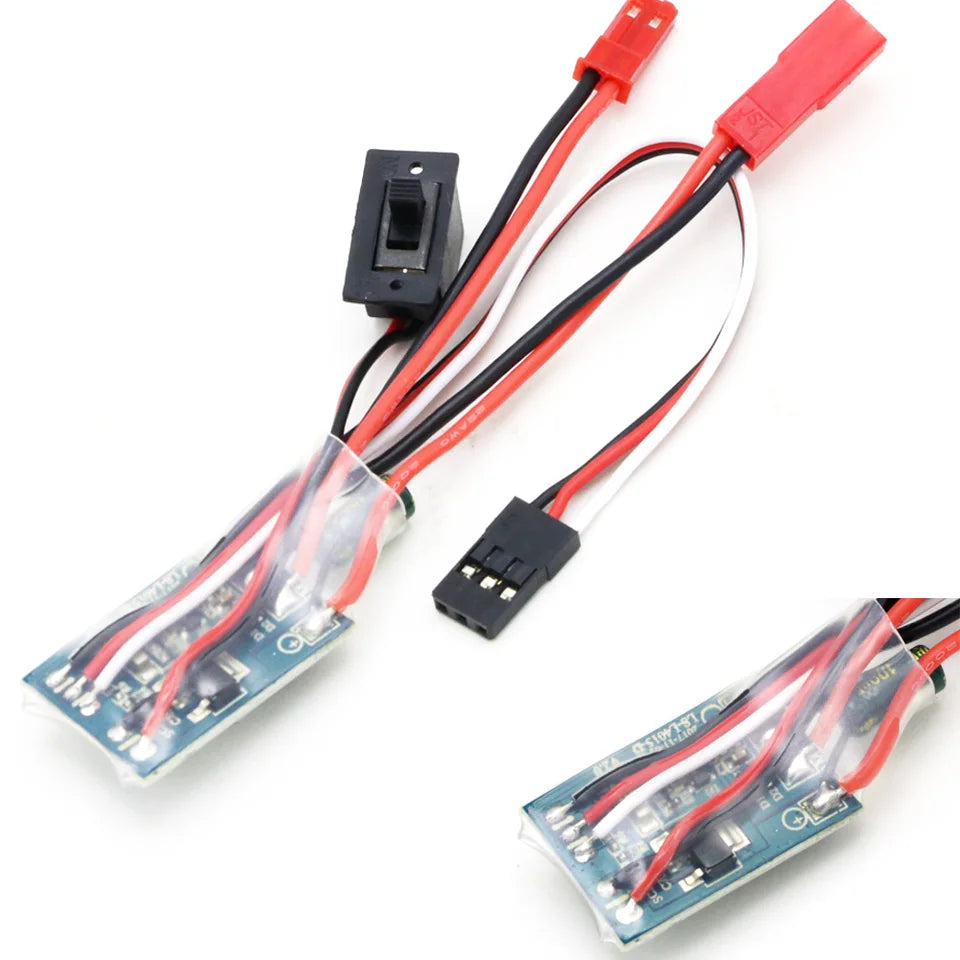 30A Brushed ESC with Brake for 1/16-1/24 RC Vehicles