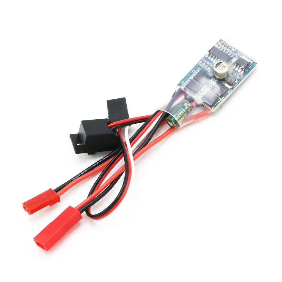 30A Brushed ESC with Brake for 1/16-1/24 RC Vehicles