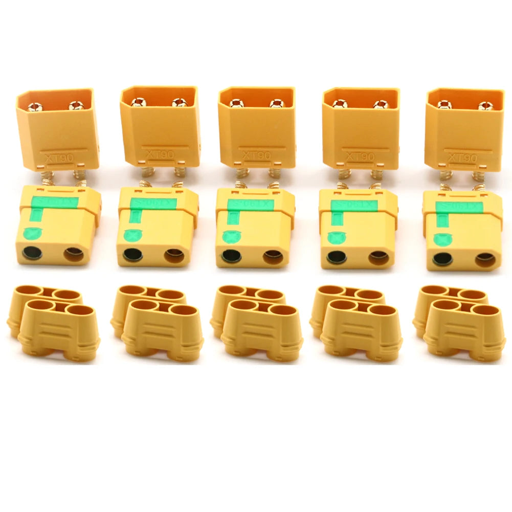 Amass XT90S Anti-Spark Connectors - 5 Pair