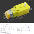 TT Geared DC Motor for Arduino Robot Car