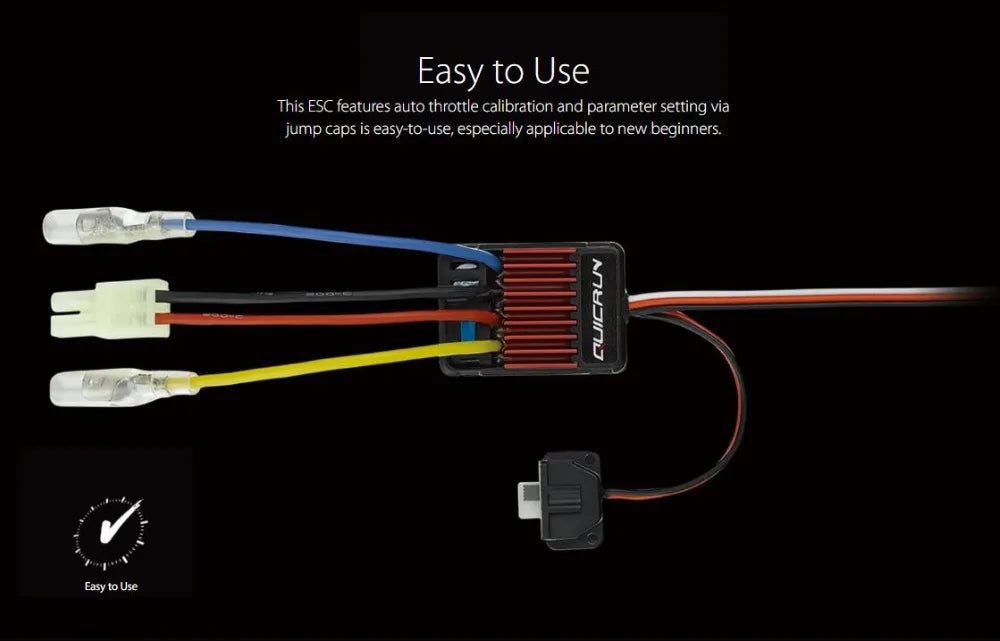 HOBBYWING QuicRun 1625 25A Brushed ESC