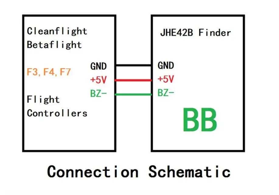 JHE42B / JHE20B 5V 110dB FPV Buzzer Tracker
