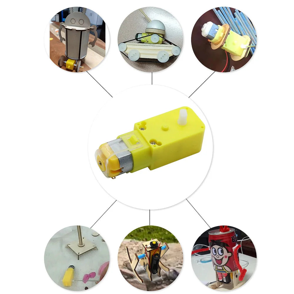TT Geared DC Motor for Arduino Robot Car