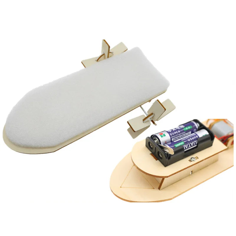 DIY Wooden Paddle Steamer STEM Kit