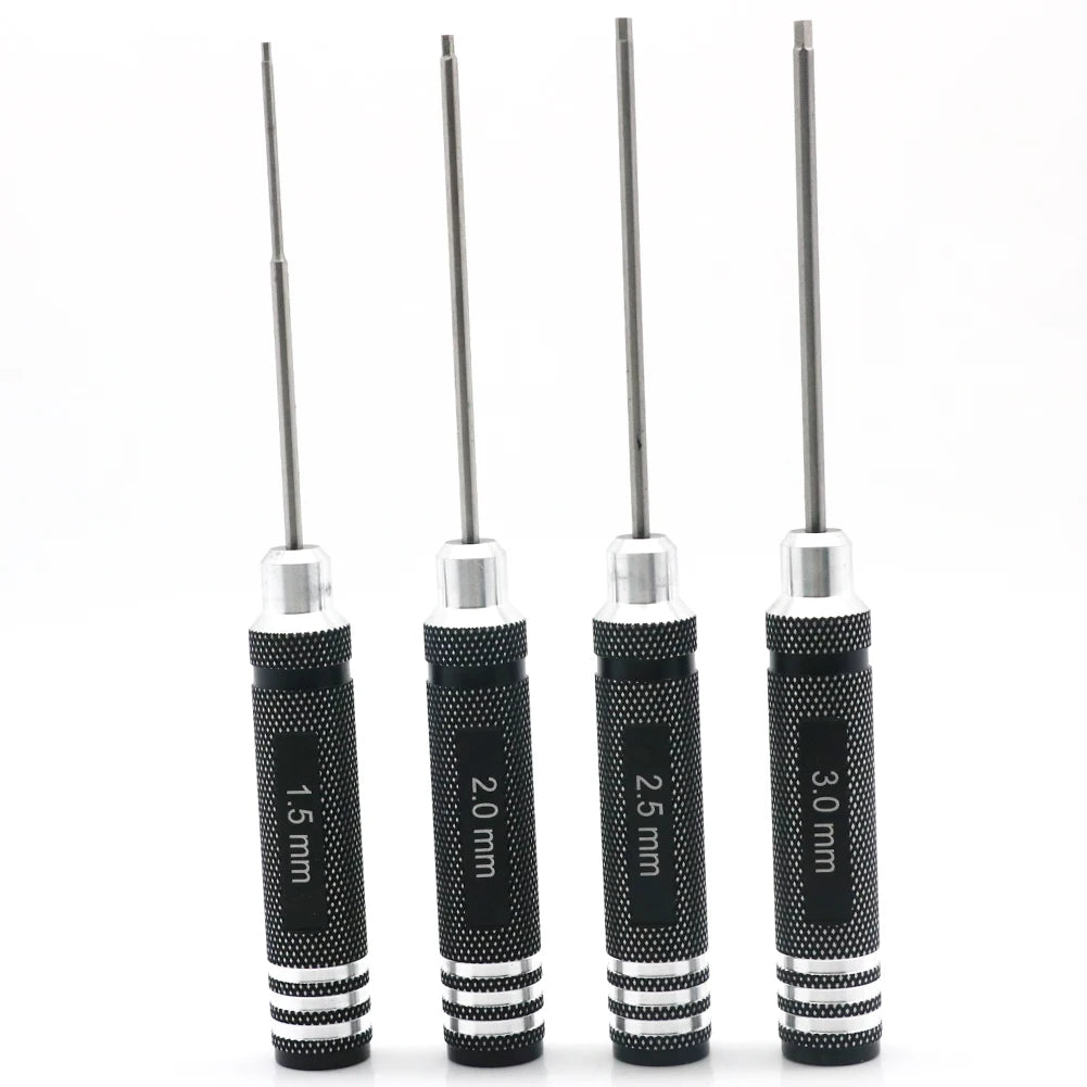 4-Piece Hex Screwdriver Set 1.5-3.0mm
