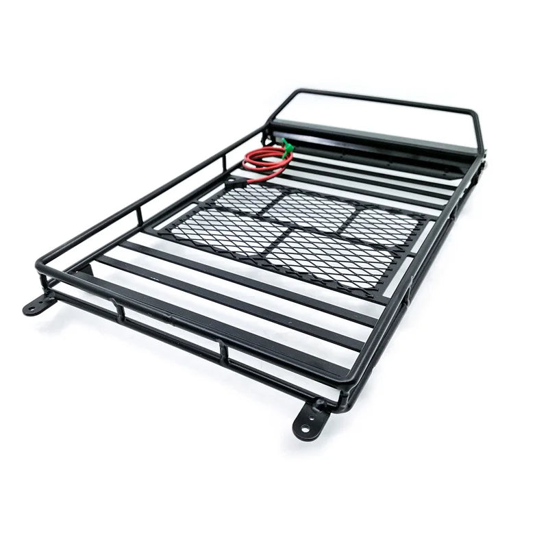 1/10 RC Crawler Roof Rack with Optional LED Light Bar