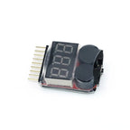 1-8S LiPo Battery Voltage Tester with Buzzer