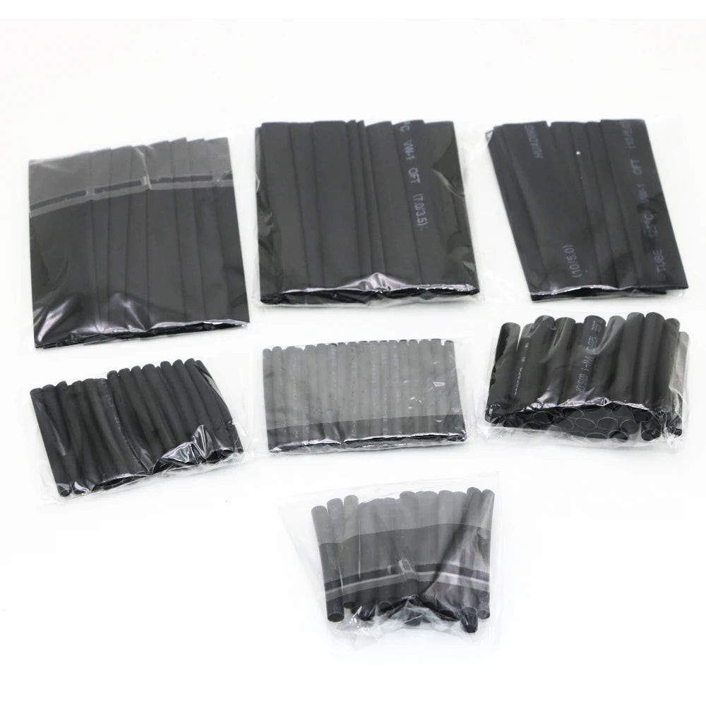 Heat Shrink Tubing Kit - 127 Pieces, 7 Sizes