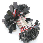10pcs RC Servo Extension Cable - 100mm to 1000mm