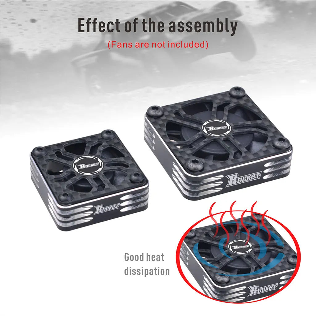 30/40mm Carbon Cooling Fan Guard