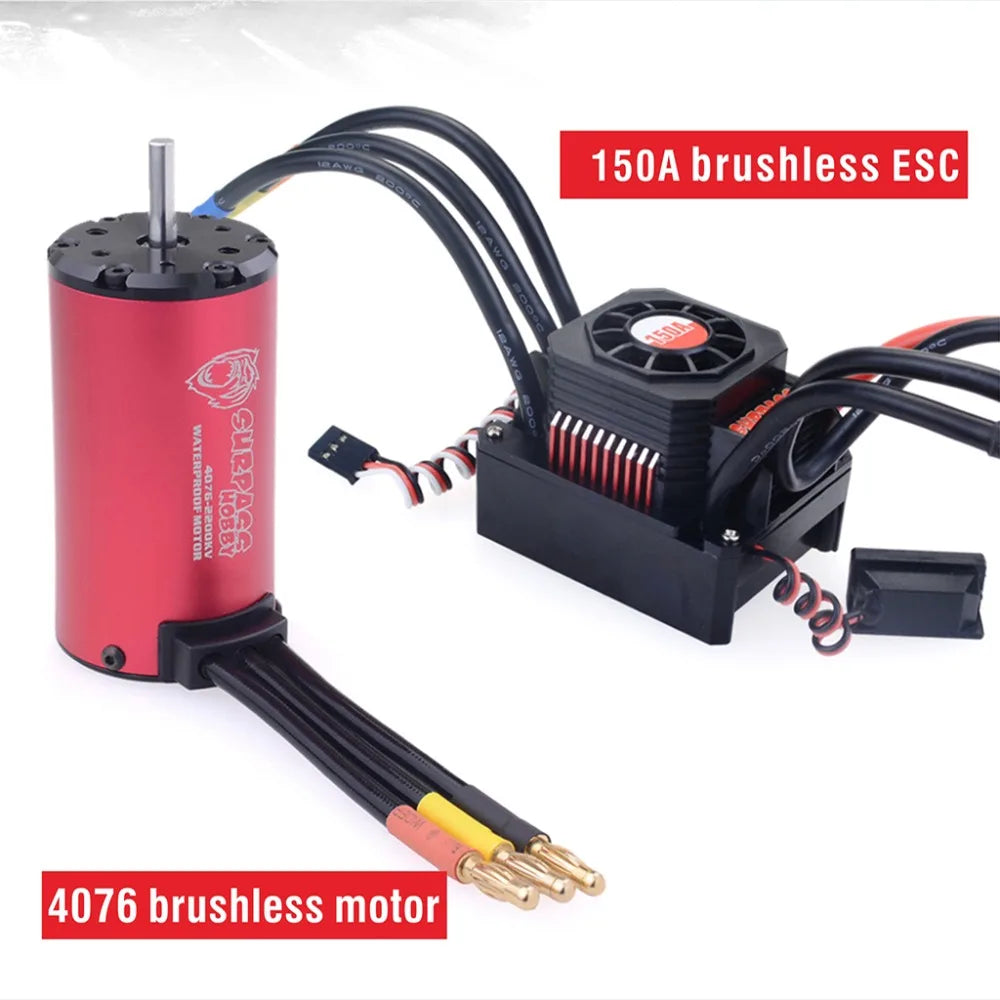 SURPASS HOBBY 4076 Brushless Motor & 120A/180A ESC Combo