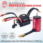 SURPASS HOBBY 4076 Brushless Motor & 120A/180A ESC Combo