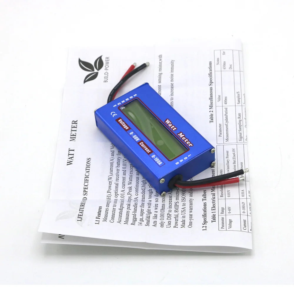 100A-200A Watt Meter & Power Analyzer