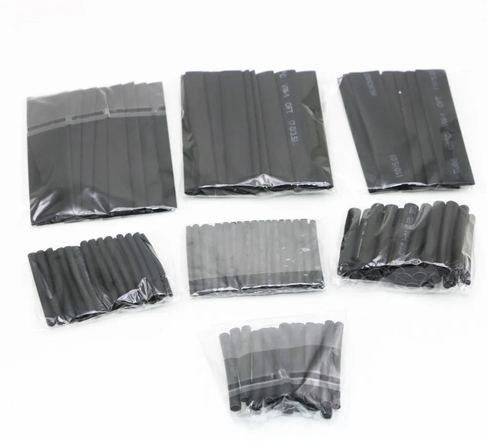 Heat Shrink Tubing Kit - 127 Pieces, 7 Sizes