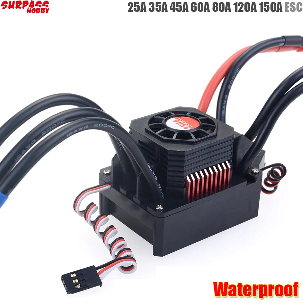 25A-150A Waterproof Brushless ESC