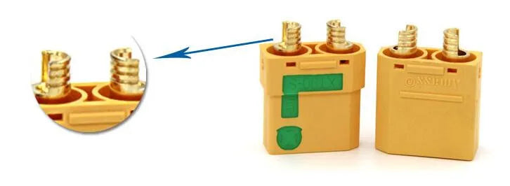 Amass XT90S Anti-Spark Connectors - 5 Pair