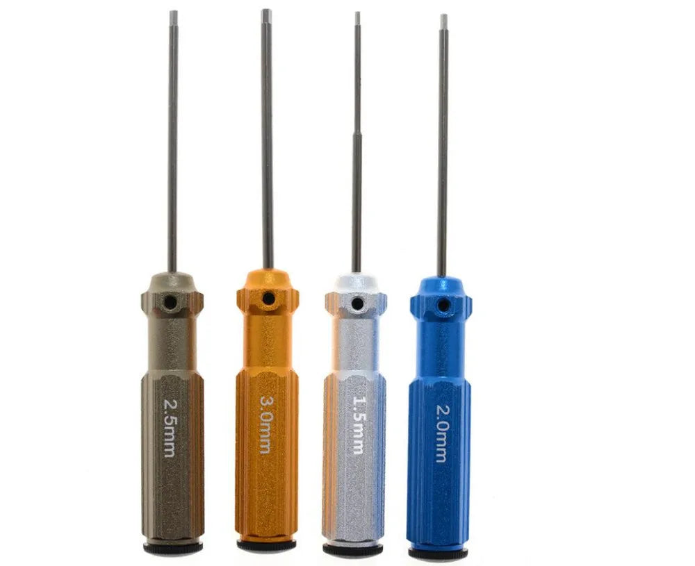 4-Piece Hex Screwdriver Set 1.5-3.0mm