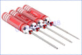 4-Piece Hex Screwdriver Set 1.5-3.0mm