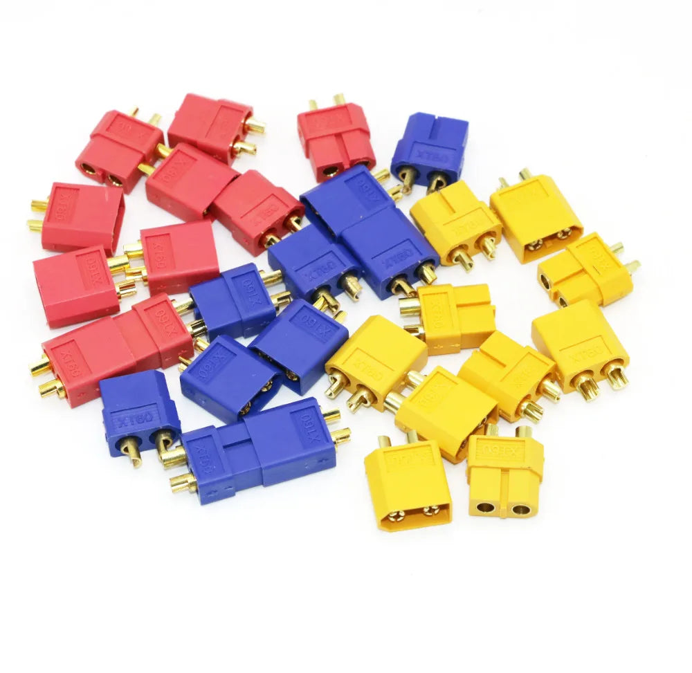 XT30 / XT60 / XT90 Bullet Connectors - 100 Pair