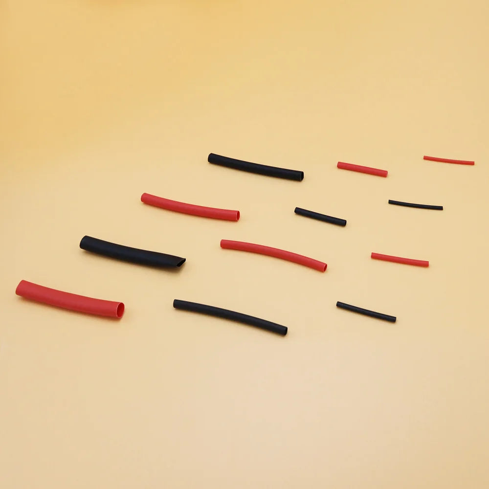 Dual-Wall Heat Shrink Tubing Kit - 130/270 Pieces, 6 Sizes