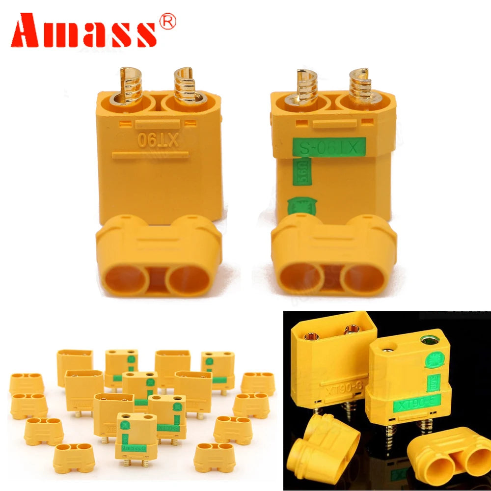 Amass XT90S Anti-Spark Connectors - 5 Pair
