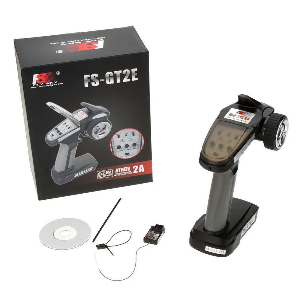 FlySky FS-GT2E 2.4GHz 2CH RC Car Radio Transmitter