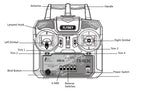 FlySky FS-i4X 2.4GHz 4CH Radio Transmitter