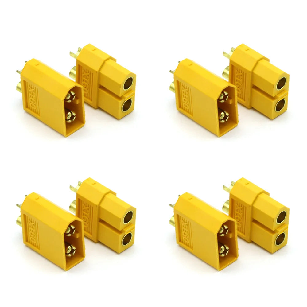 XT30 / XT60 / XT90 Bullet Connectors - 100 Pair